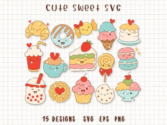 Download Cute Sweet SVG Dessert Bakery Clipart - Bakery clipart Collection