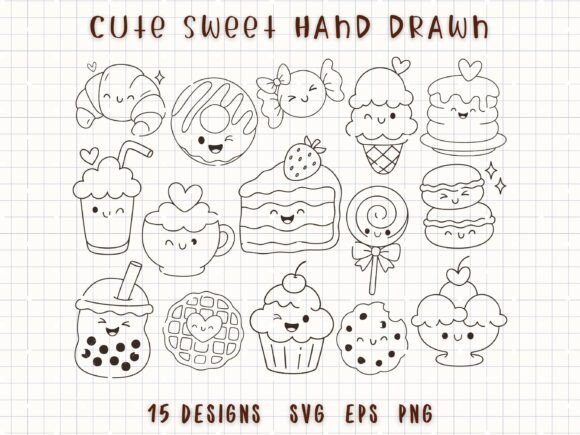 Download Cute Sweet Dessert SVG Bakery Clipart - Bakery clipart Collection