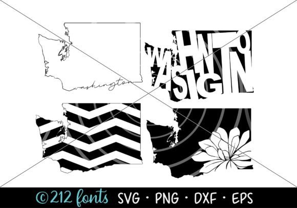 Download 4 - Washington State Map Graphics - Map graphics Collection