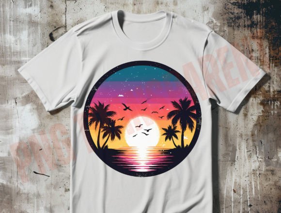 Download Beach Sunset Png Sublimation Design - Beach Collection